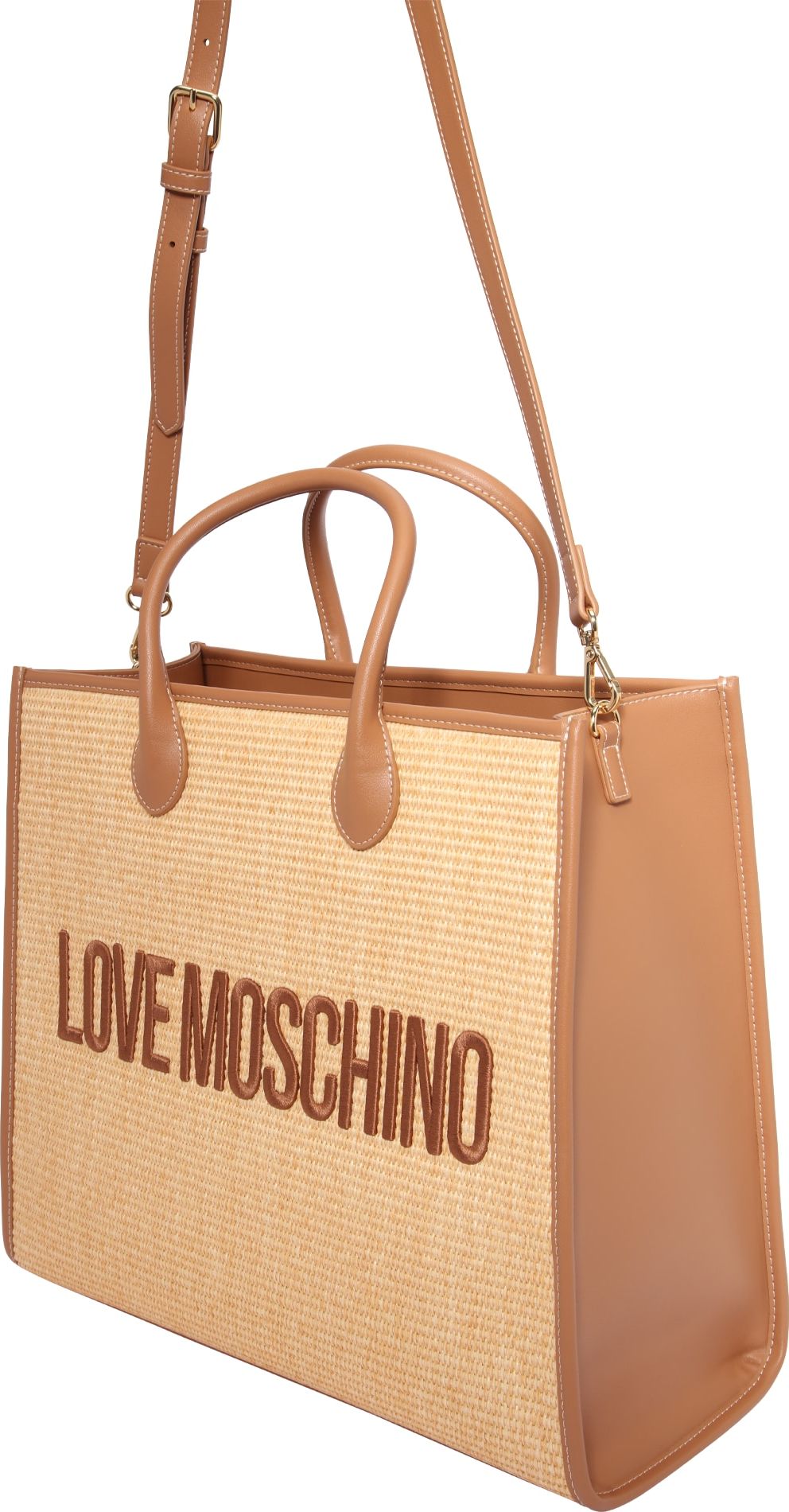 Love Moschino Nákupní taška písková / karamelová