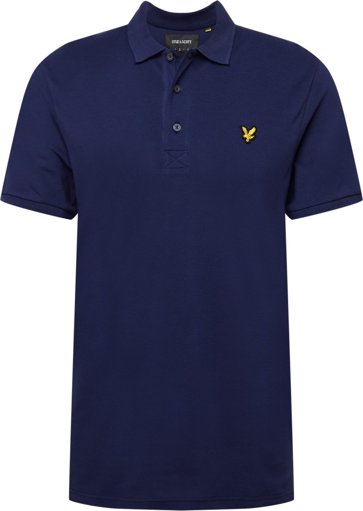 Lyle & Scott Tričko námořnická modř / žlutá / černá