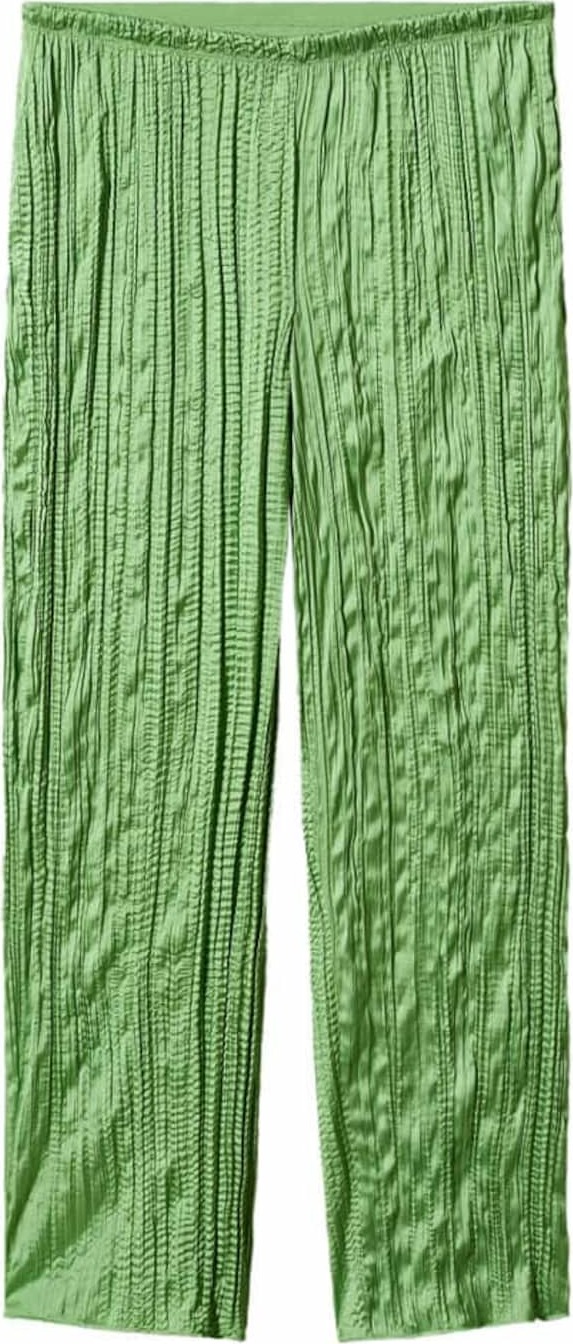 MANGO Kalhoty svítivě zelená