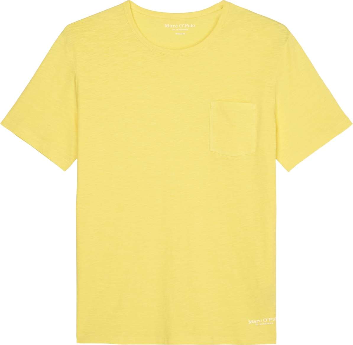 Marc O'Polo Tričko žlutý melír / bílá