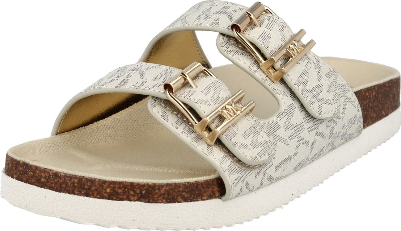 Michael Kors Kids Sandály 'Lorek' krémová / zlatá / černá