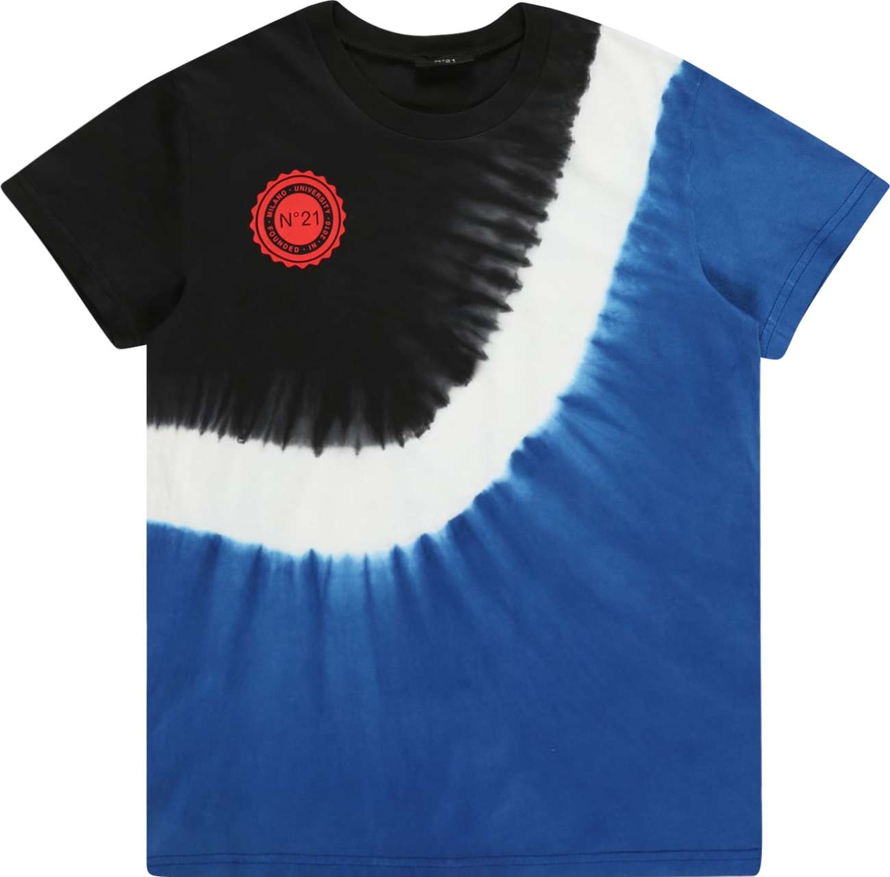 N°21 Tričko modrá / černá / bílá