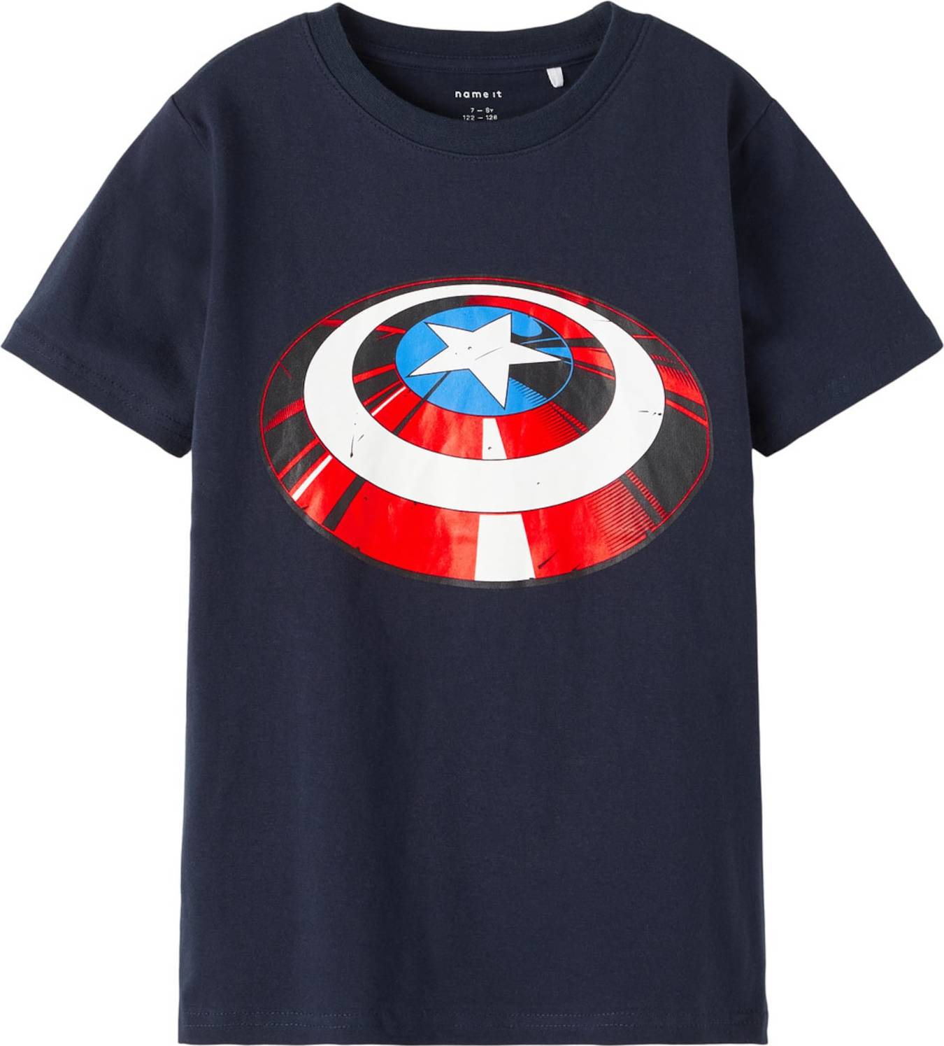 NAME IT Tričko 'Jalis Marvel' námořnická modř / mix barev