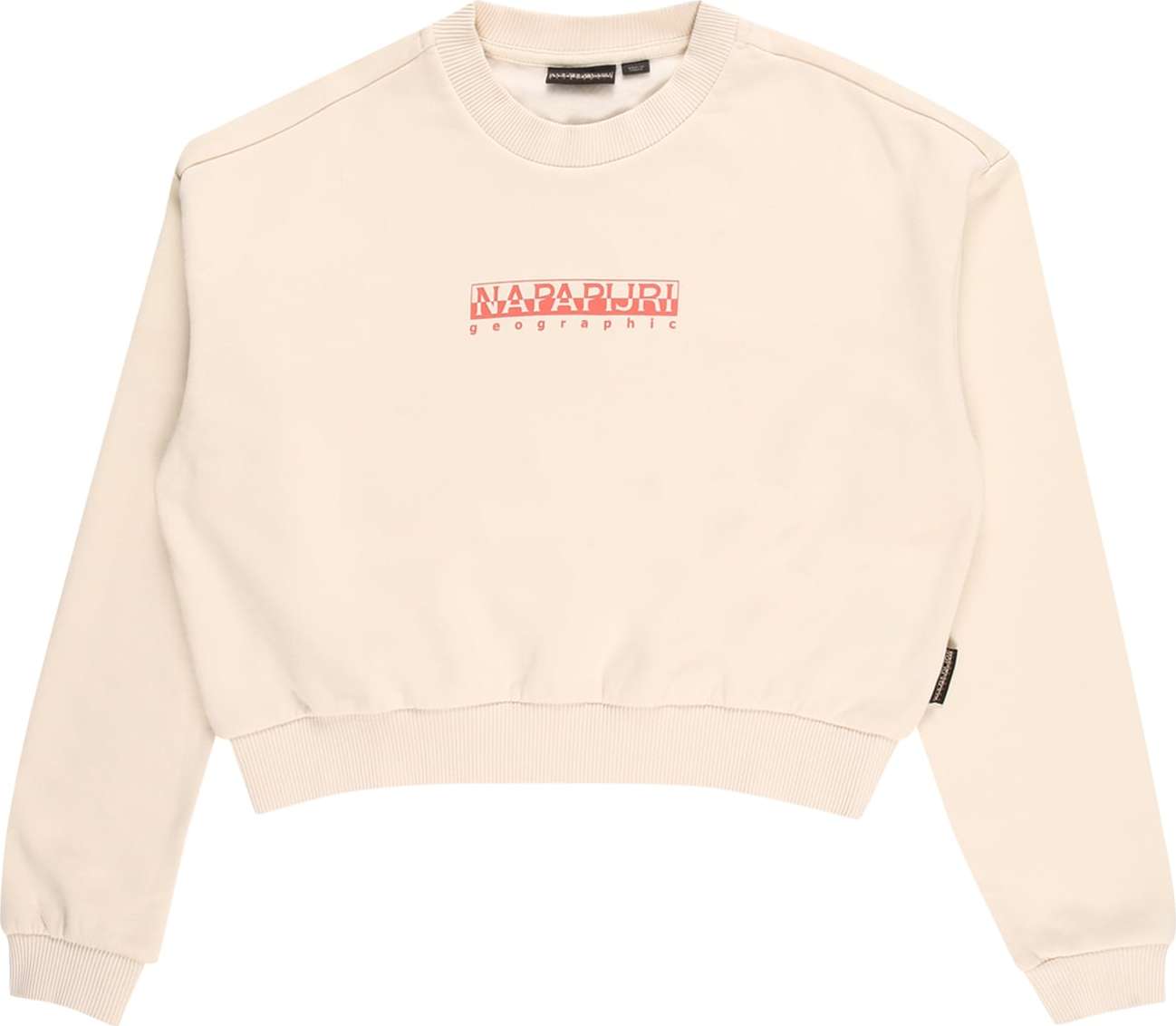 NAPAPIJRI Mikina ohnivá červená / offwhite
