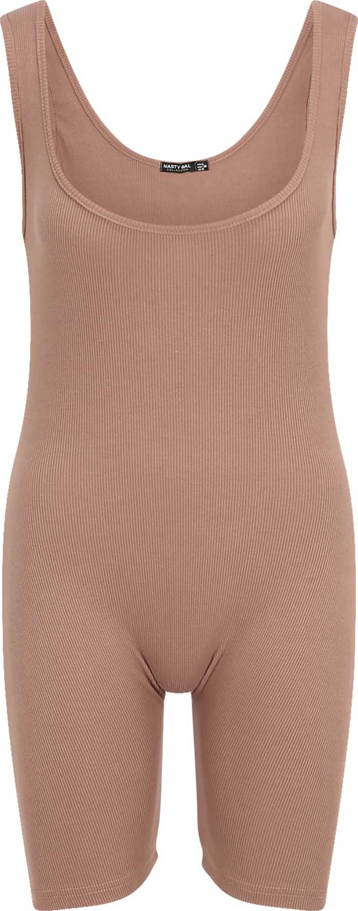 Nasty Gal Petite Overal světle hnědá