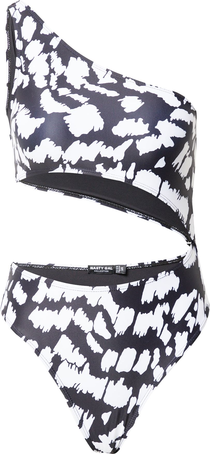 Nasty Gal Plavky černá / bílá