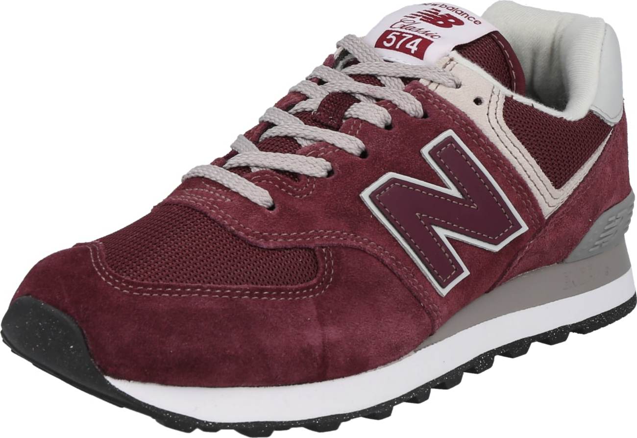 new balance Tenisky béžová / světle šedá / burgundská červeň