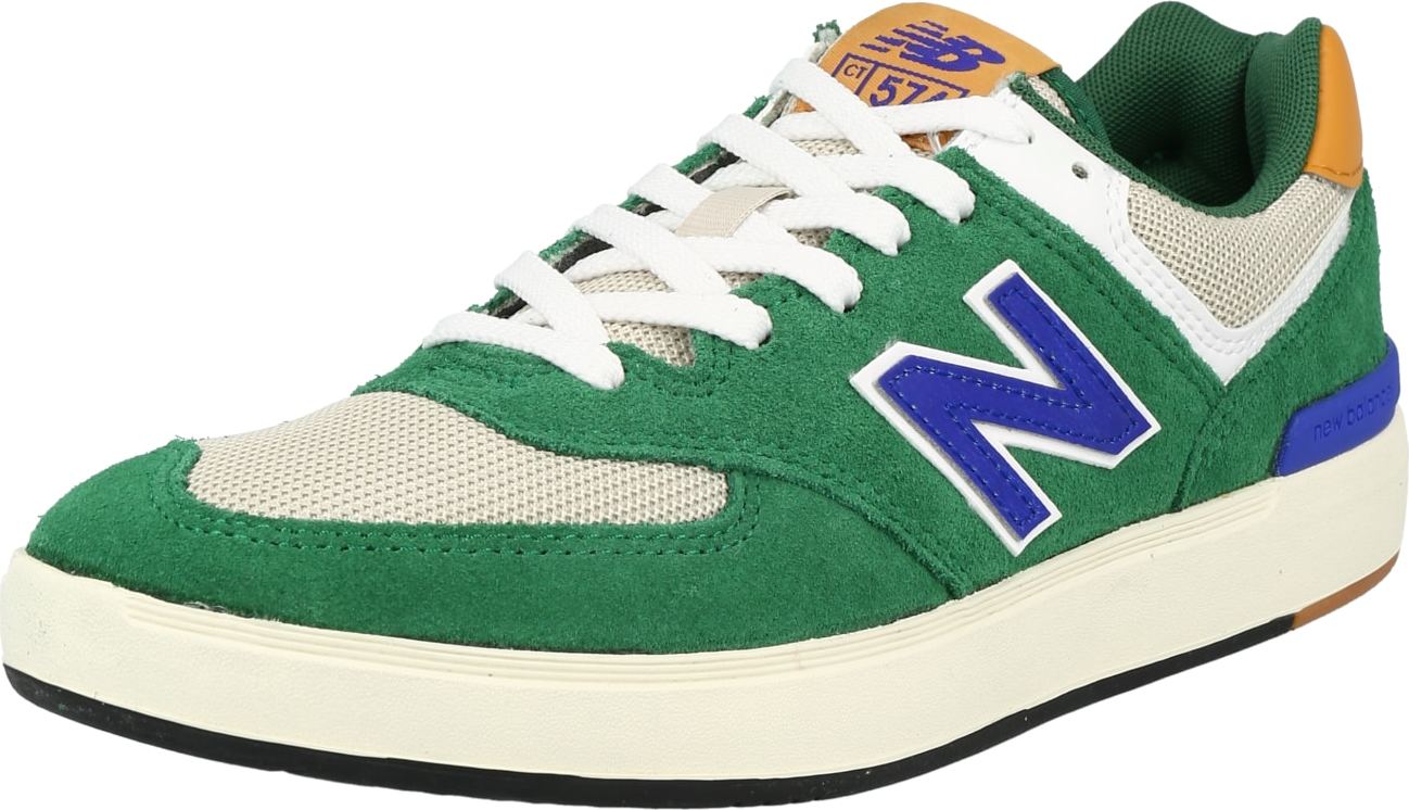 new balance Tenisky okrová / světle šedá / trávově zelená / bílá