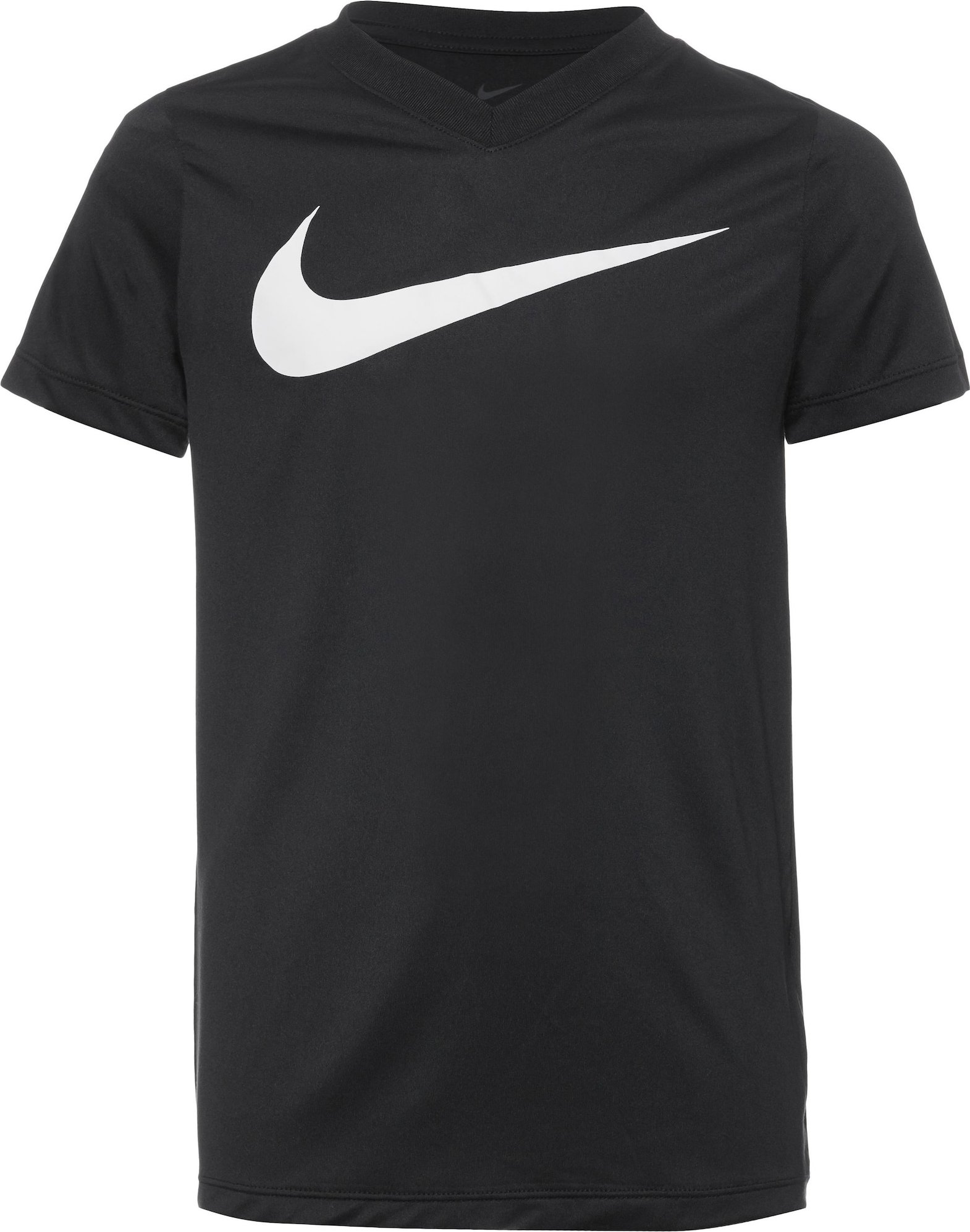 NIKE Funkční tričko černá / bílá