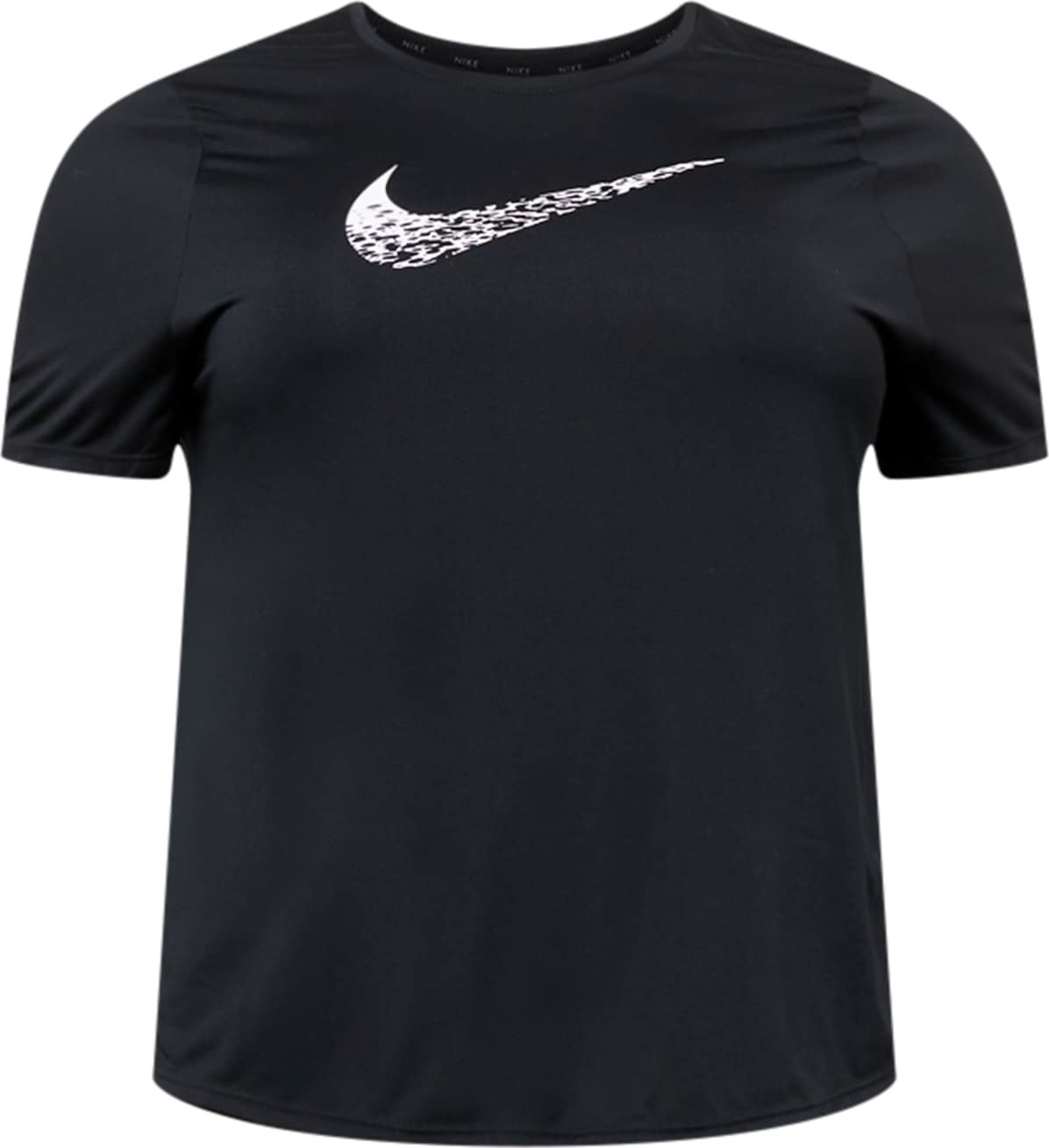 NIKE Funkční tričko černá / bílá