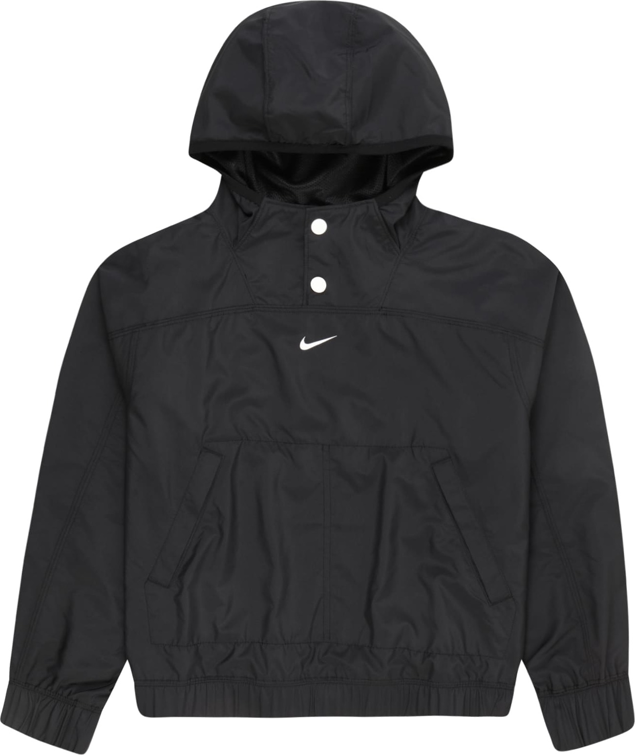 NIKE Sportovní bunda černá / bílá