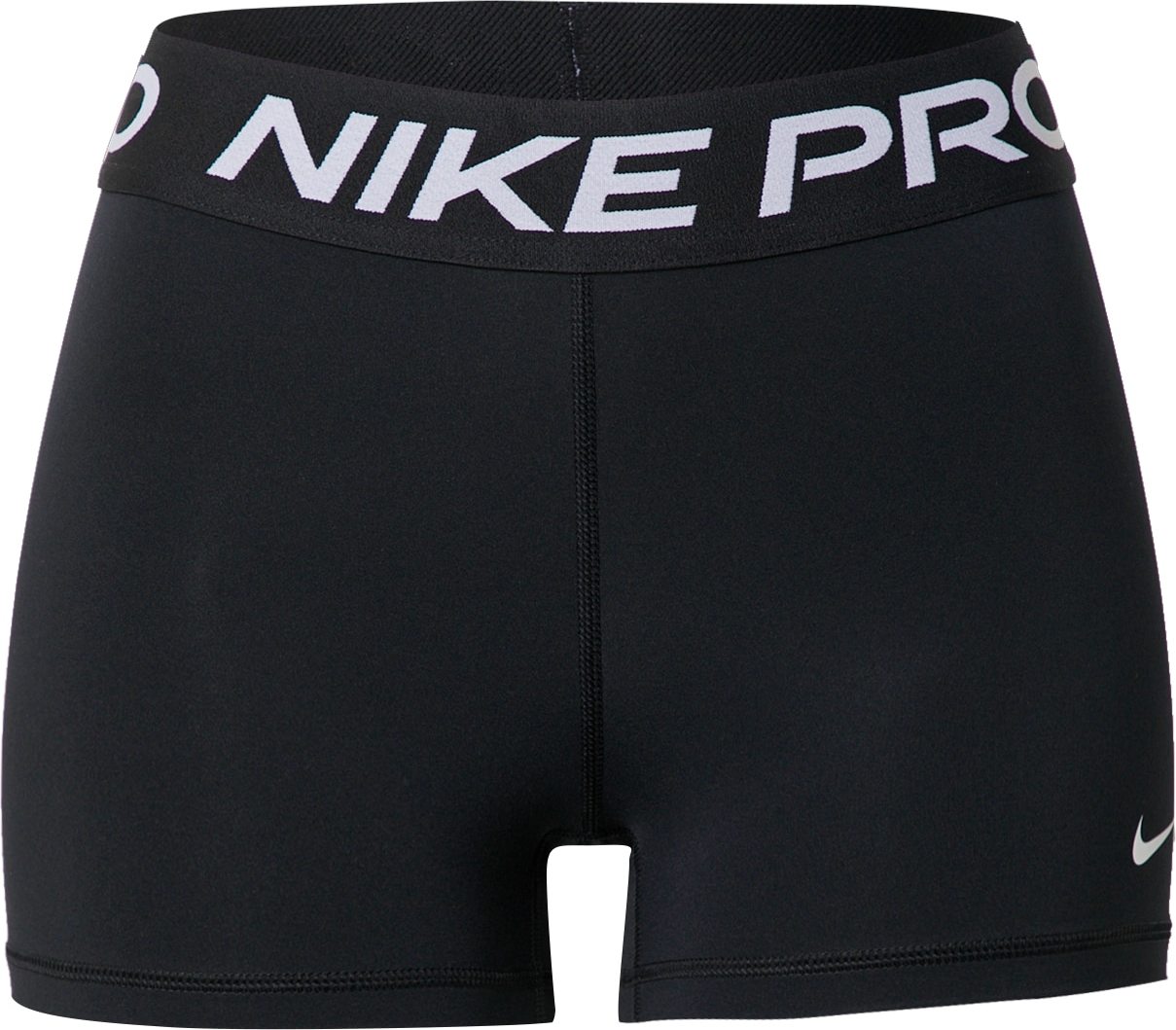 NIKE Sportovní kalhoty černá / bílá