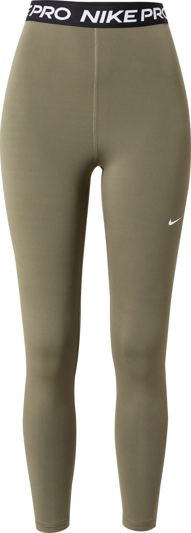 NIKE Sportovní kalhoty khaki / černá / bílá