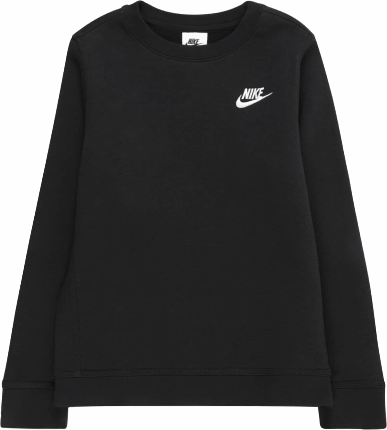 Nike Sportswear Mikina černá / bílá