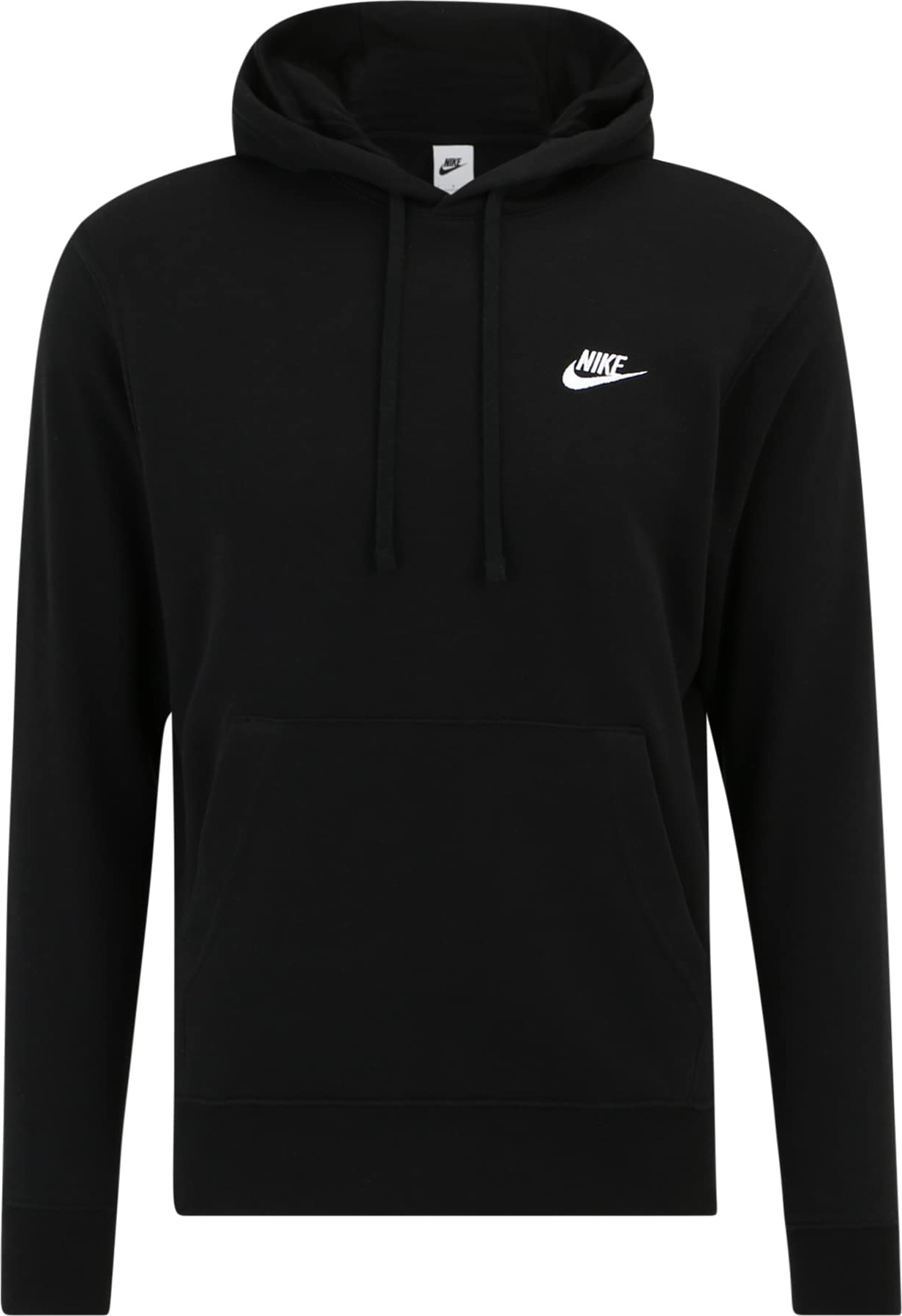 Nike Sportswear Mikina černá / bílá