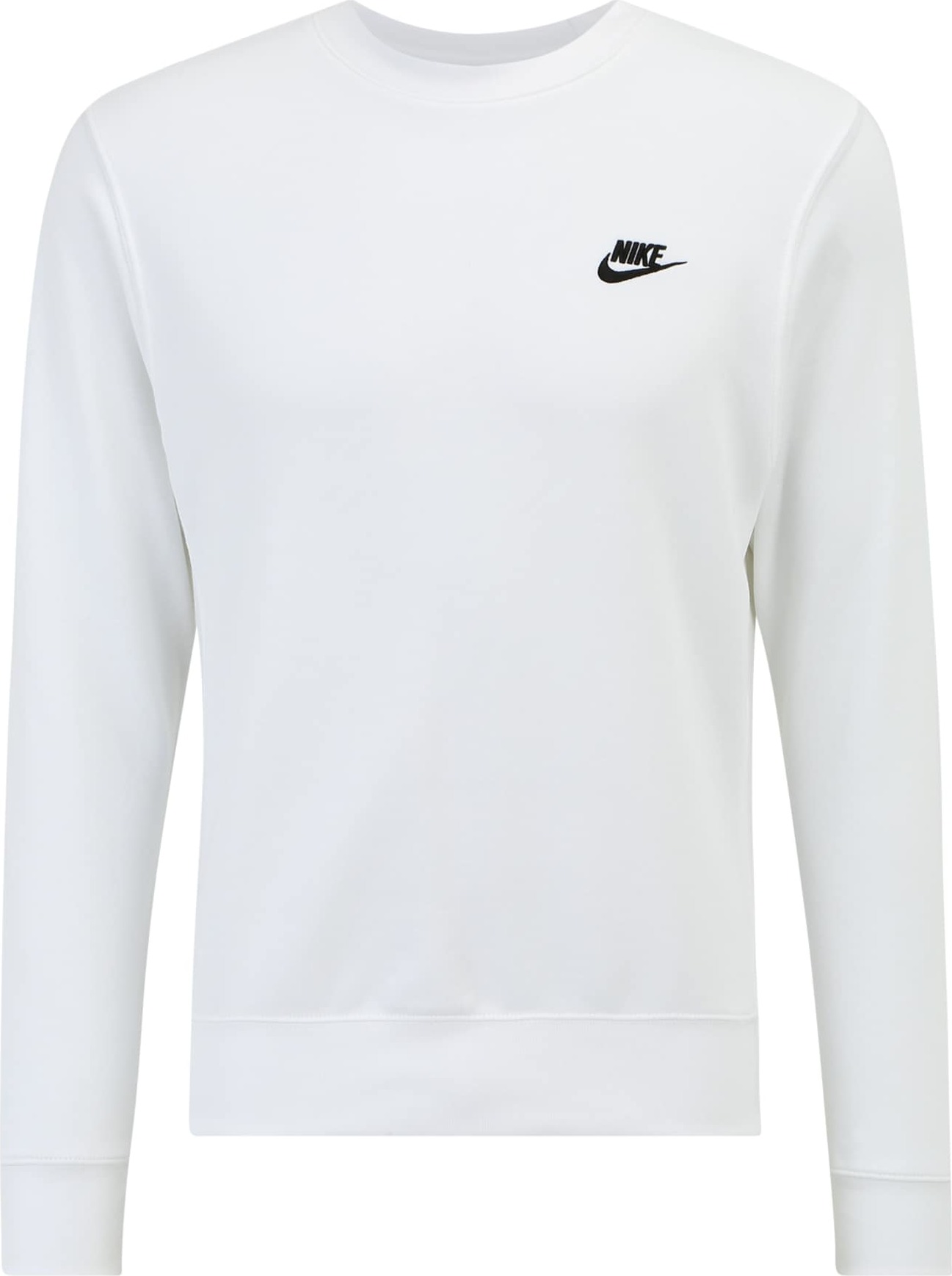 Nike Sportswear Mikina černá / bílá