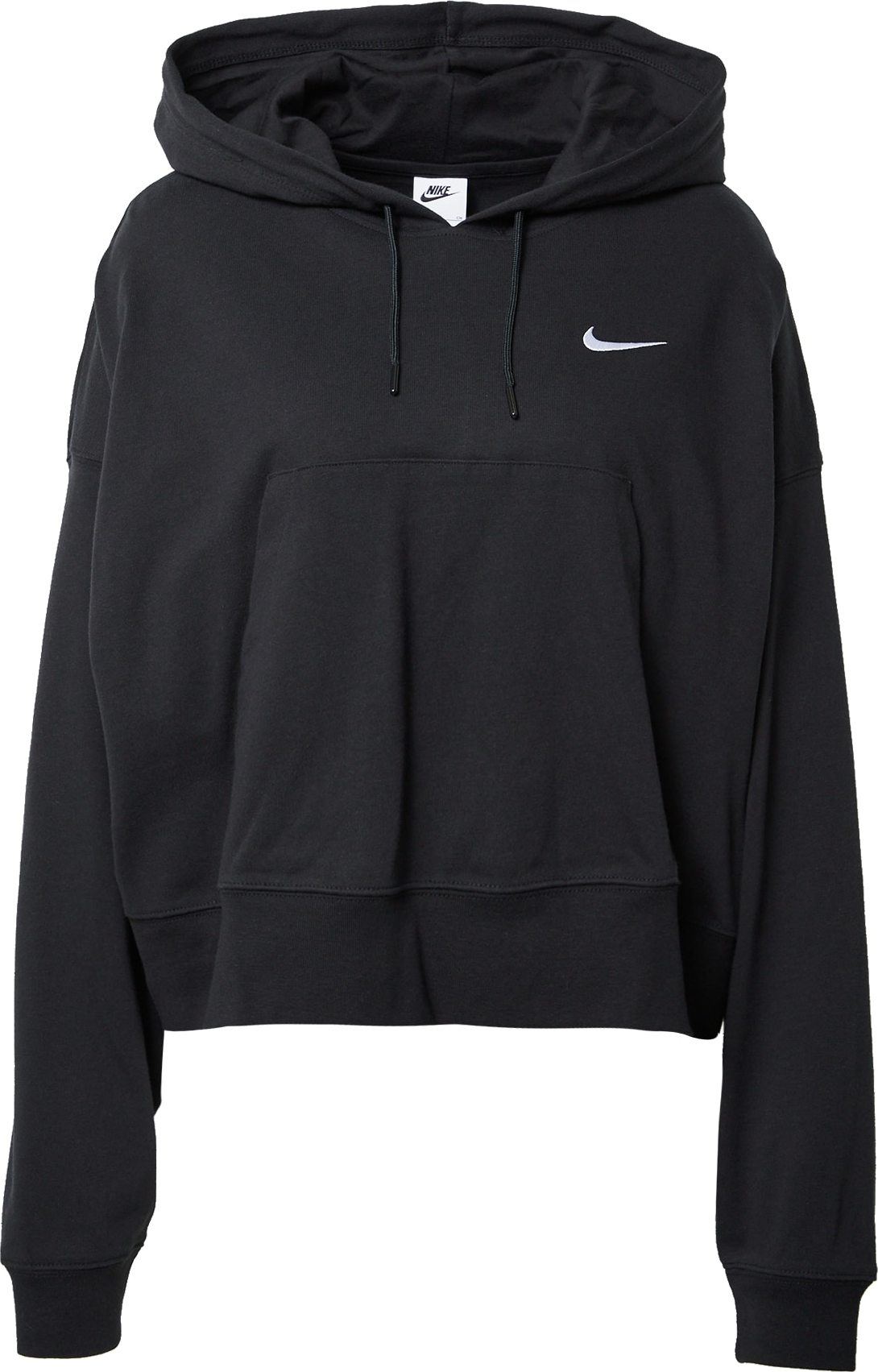 Nike Sportswear Mikina černá / bílá