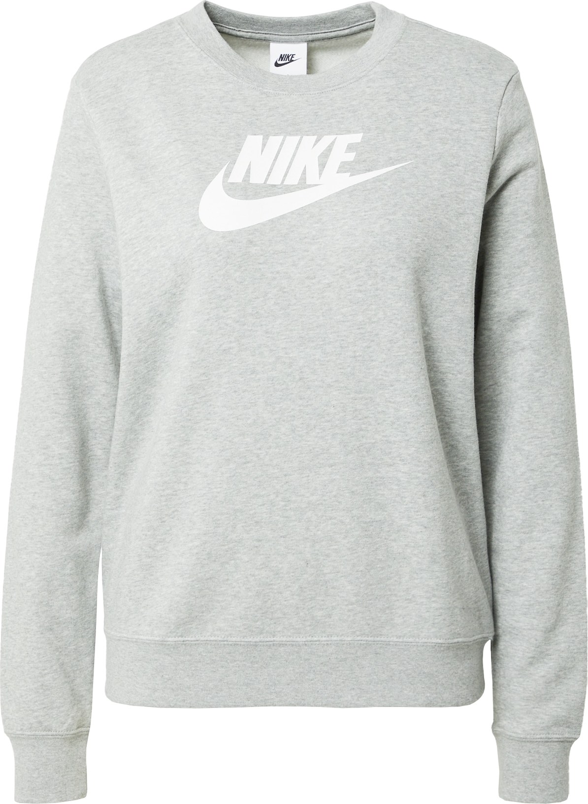 Nike Sportswear Mikina šedý melír / bílá