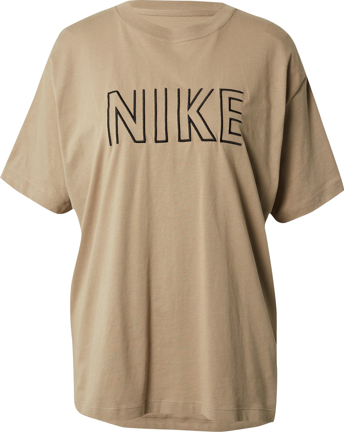 Nike Sportswear Oversized tričko khaki / černá