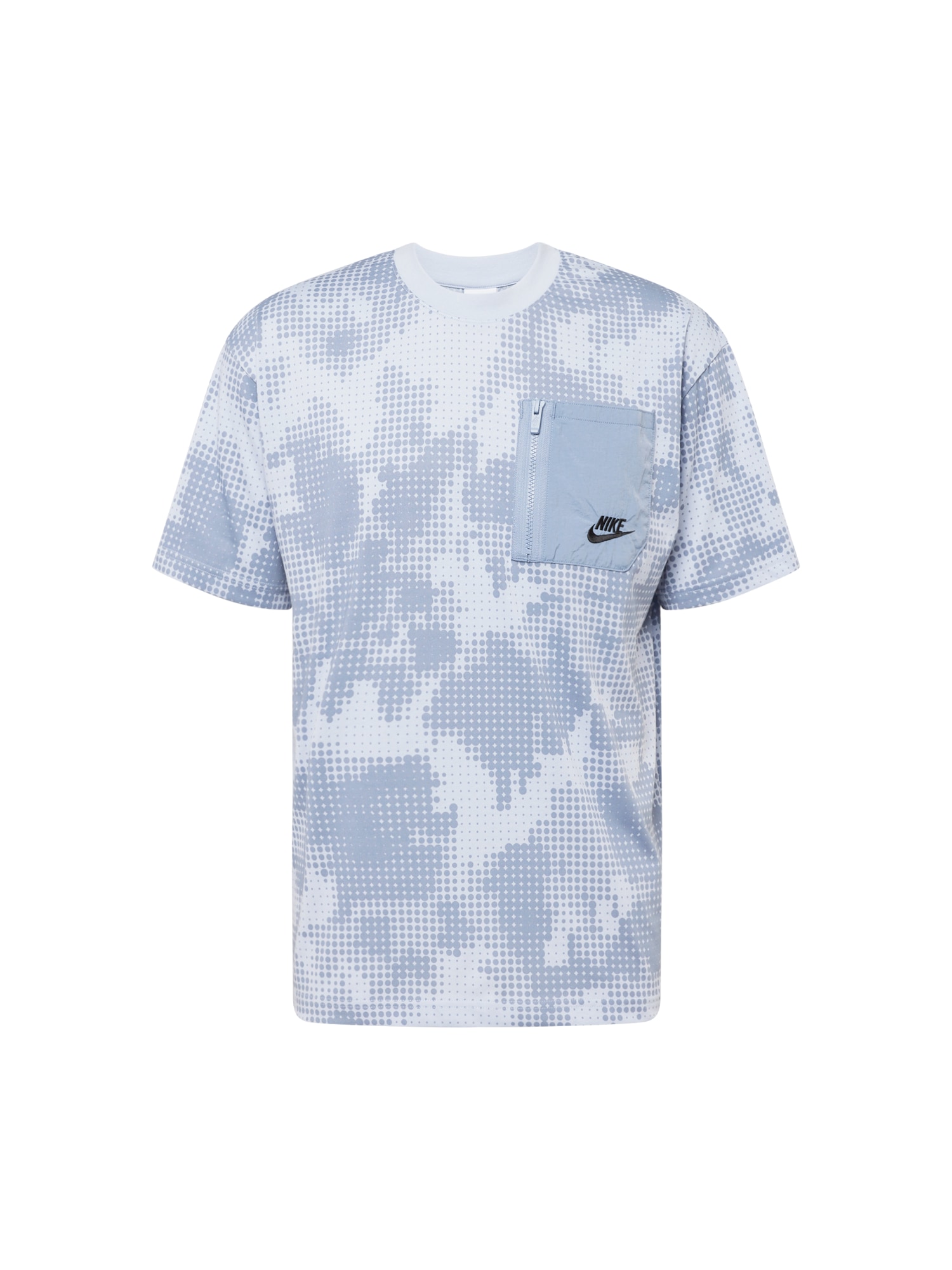 Nike Sportswear Tričko kouřově modrá / pastelová modrá / černá