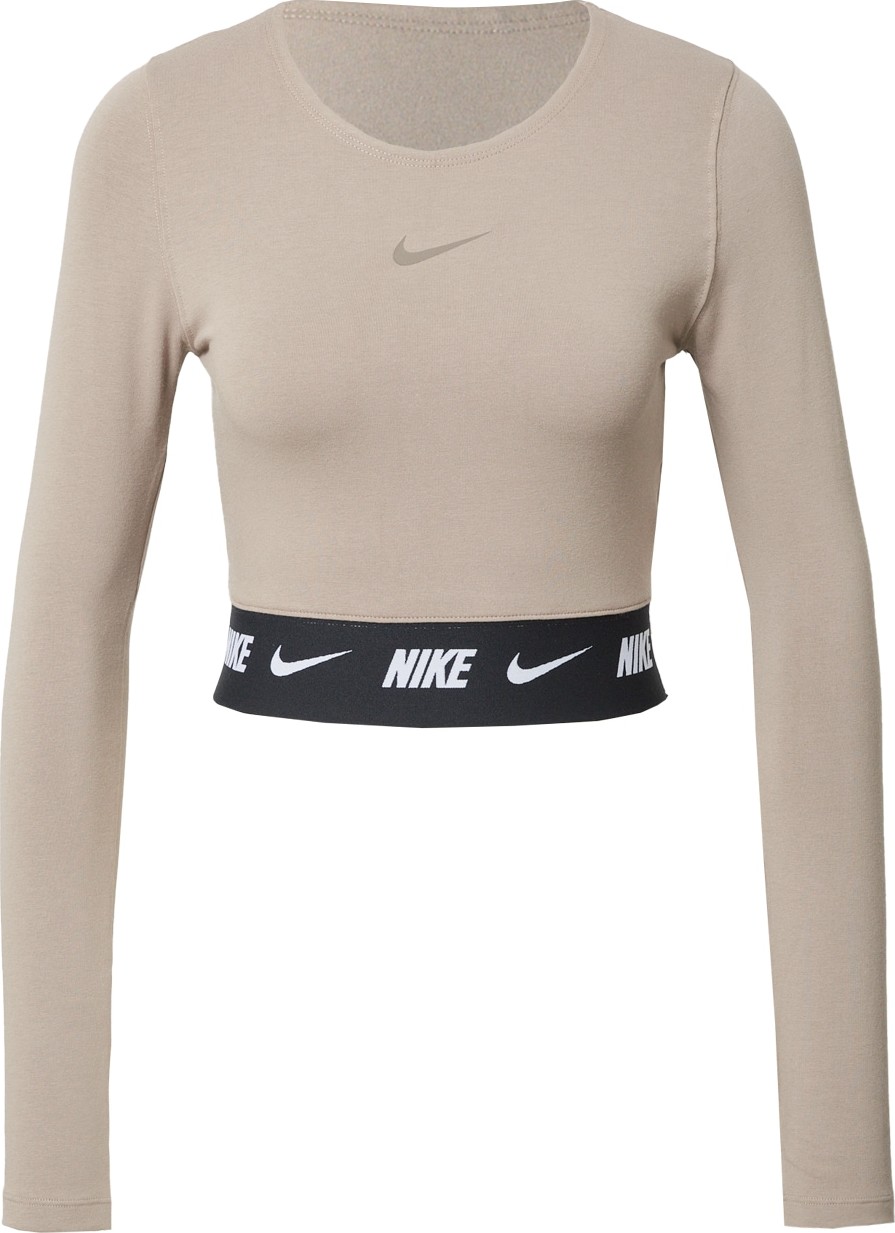 Nike Sportswear Tričko režná / černá / bílá