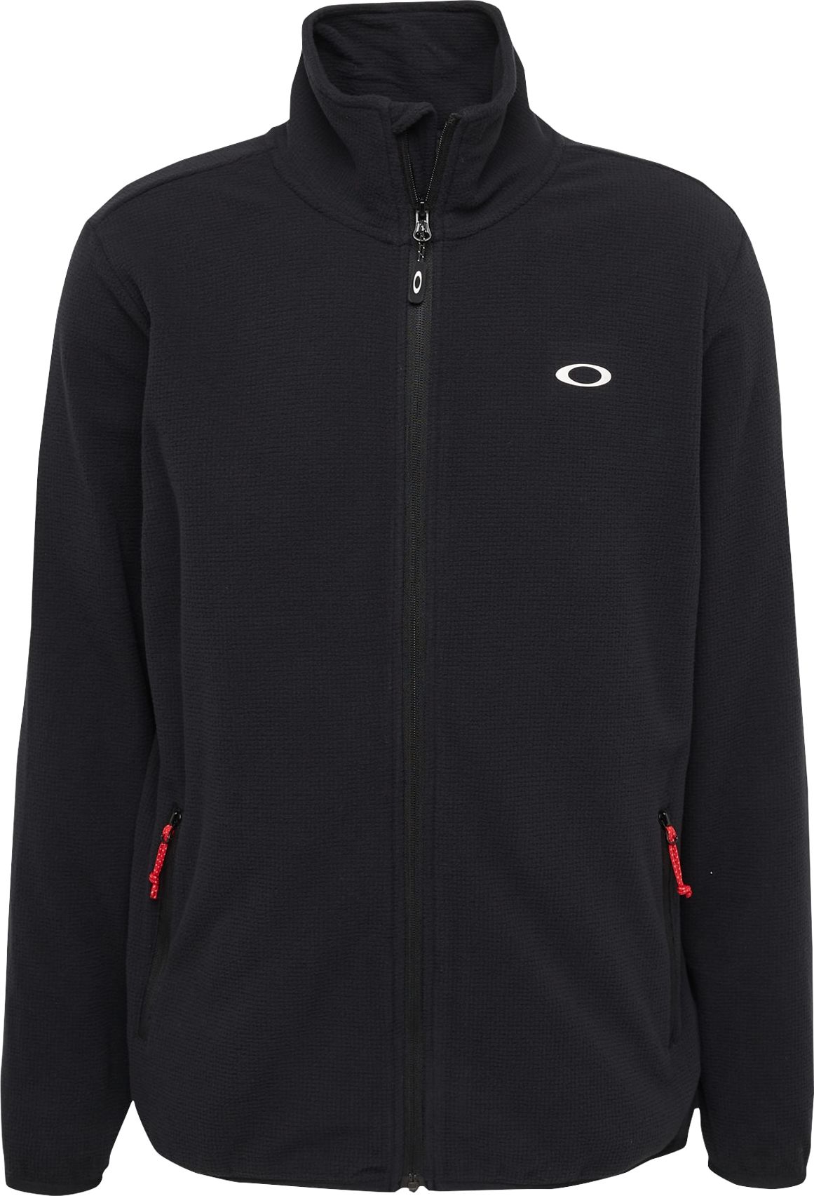 OAKLEY Funkční fleecová mikina černá / bílá