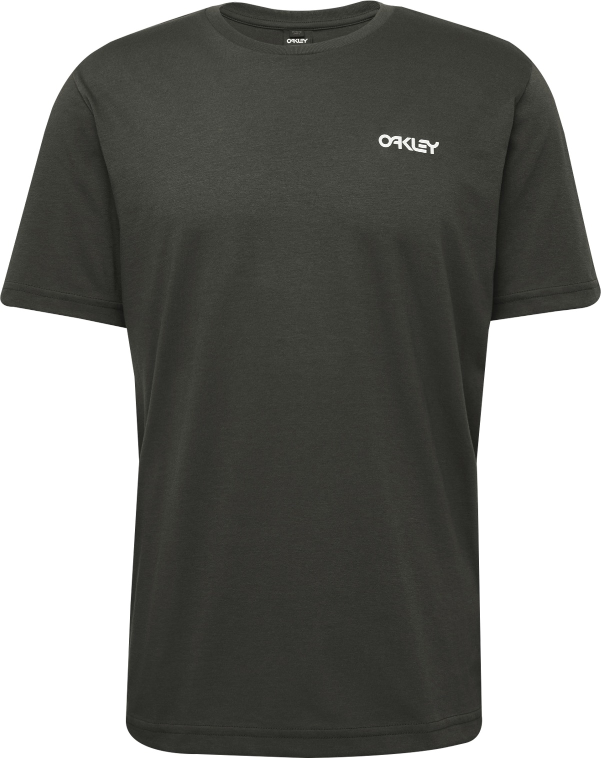 OAKLEY Funkční tričko 'MARBLE' šedá / tmavě zelená / bílá