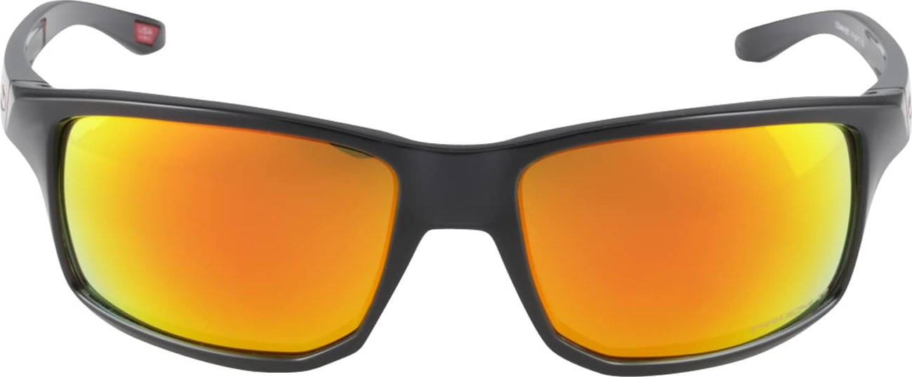OAKLEY Sportovní sluneční brýle 'GIBSTON' oranžově červená / černá
