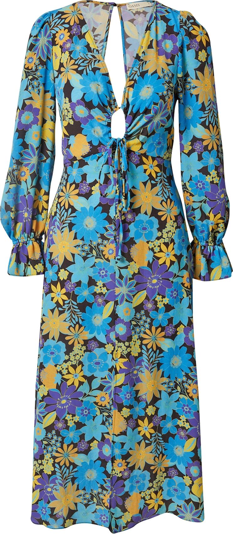 Oasis Šaty námořnická modř / indigo / nebeská modř / žlutá / zlatě žlutá