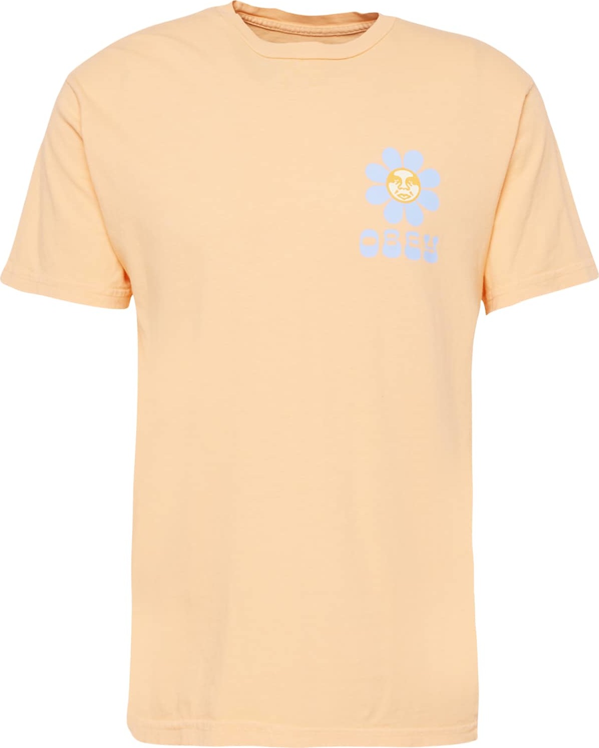 Obey Tričko světlemodrá / žlutá / oranžová