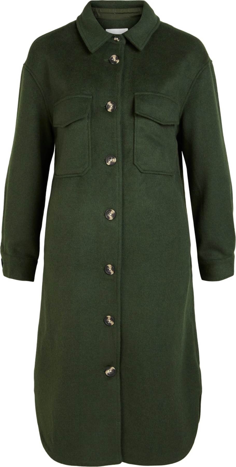 OBJECT Přechodný kabát 'ELLA' tmavě zelená