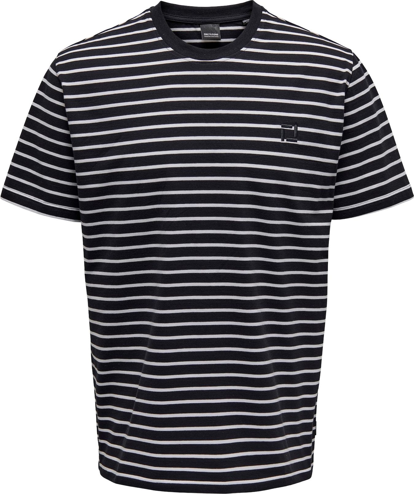 Only & Sons Tričko 'Henry' kobaltová modř / bílá