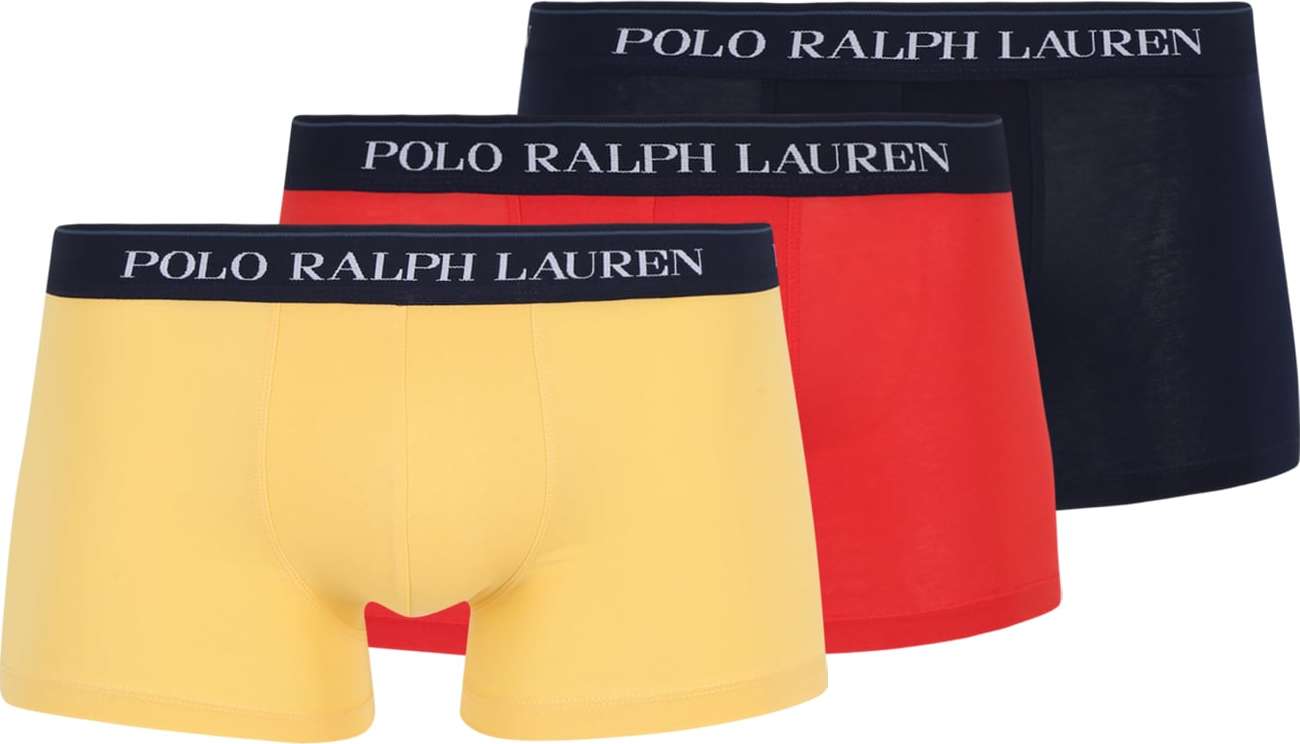 Polo Ralph Lauren Boxerky námořnická modř / žlutá / světle červená / bílá