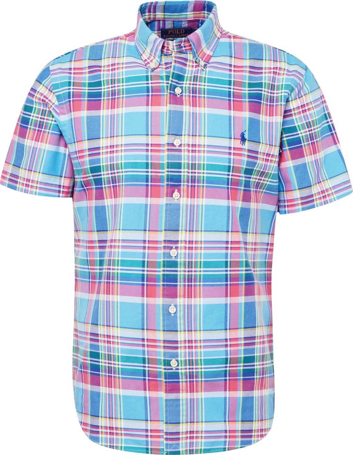 Polo Ralph Lauren Košile modrá / světlemodrá / růžová / bílá