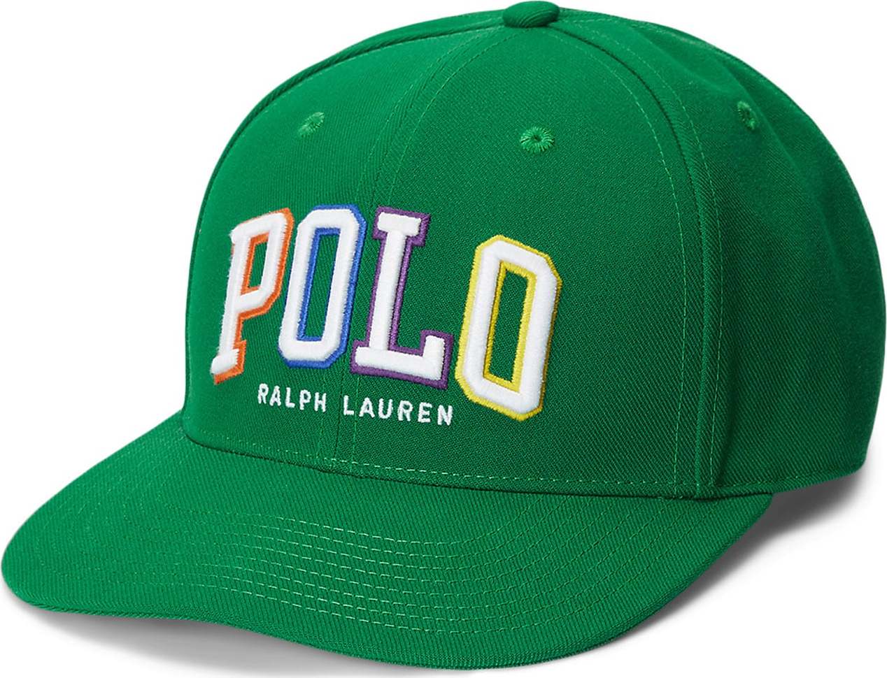Polo Ralph Lauren Kšiltovka 'BILL' zelená / mix barev / bílá