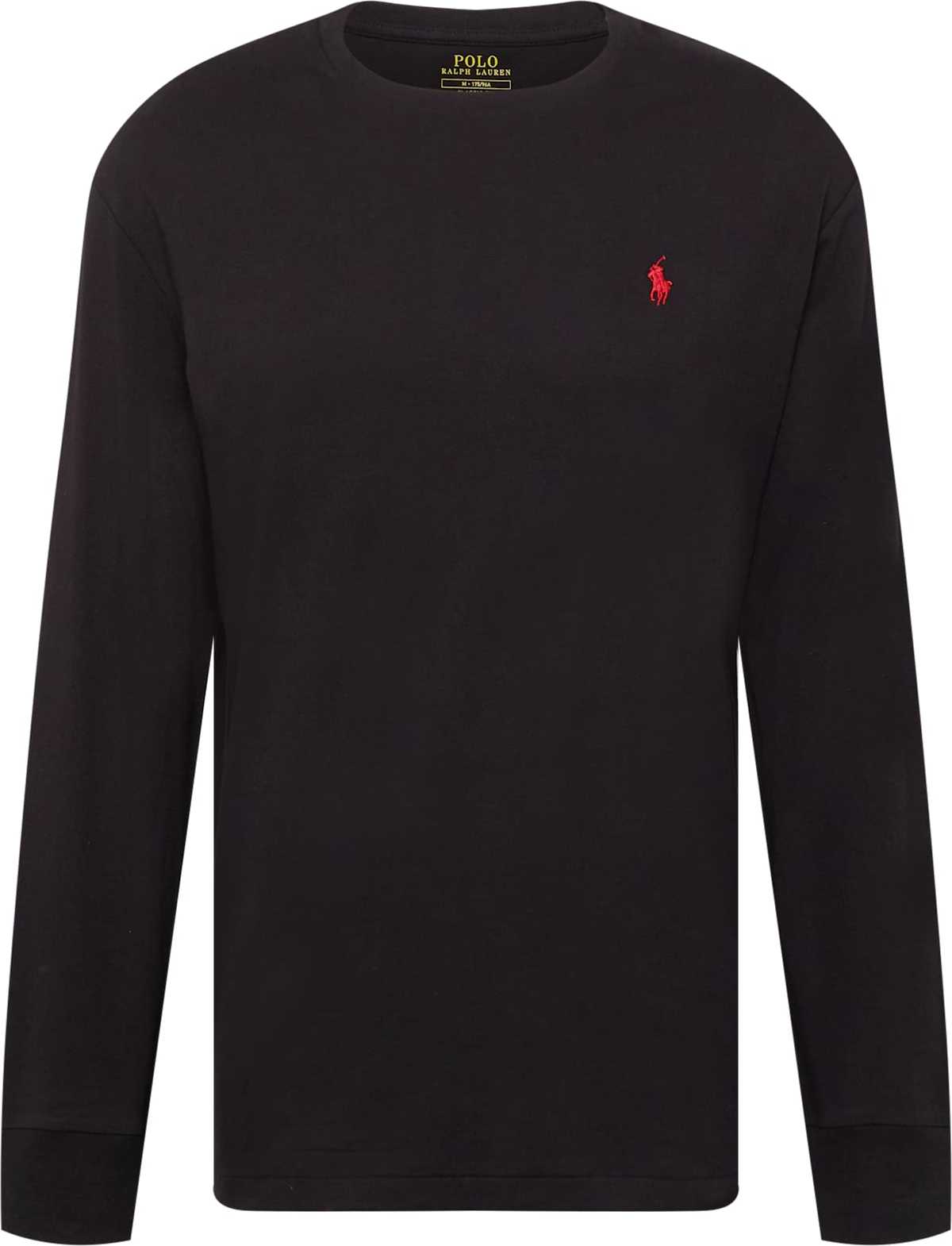 Polo Ralph Lauren Tričko krvavě červená / černá