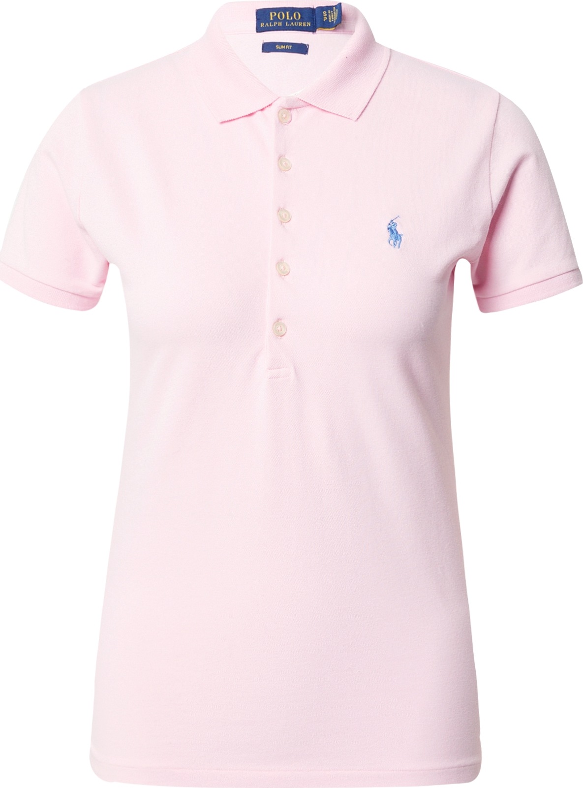 Polo Ralph Lauren Tričko 'Julie' světlemodrá / růžová