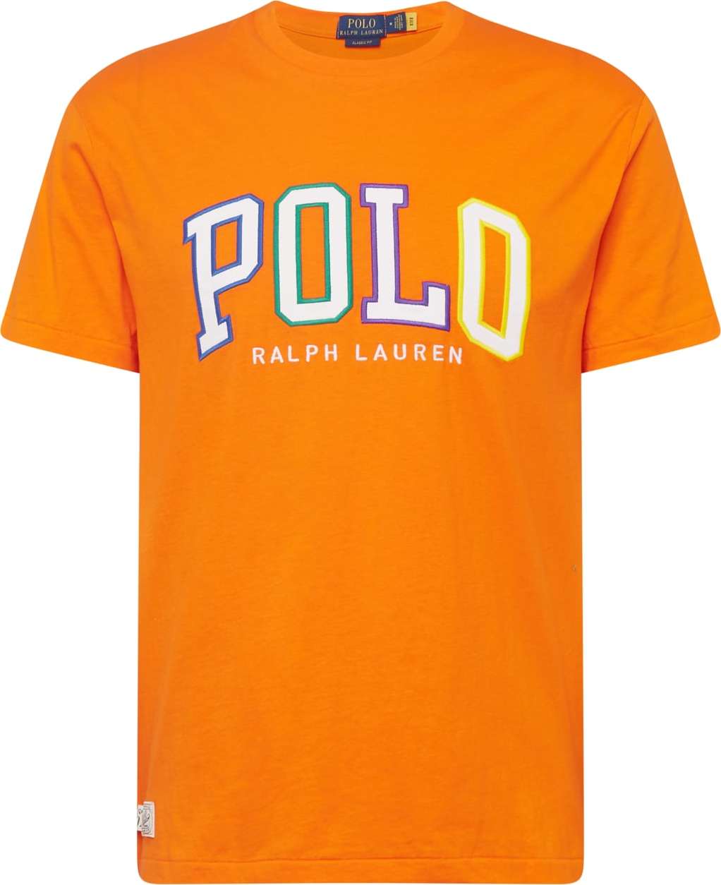 Polo Ralph Lauren Tričko žlutá / fialová / oranžová / bílá