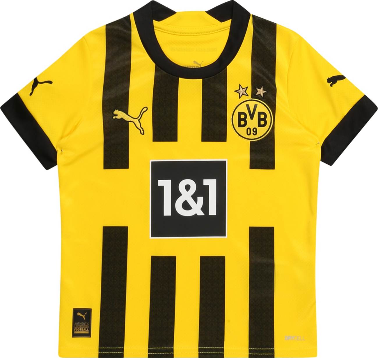 PUMA Funkční tričko 'Borussia Dortmund 22/23' žlutá / antracitová / černá / bílá