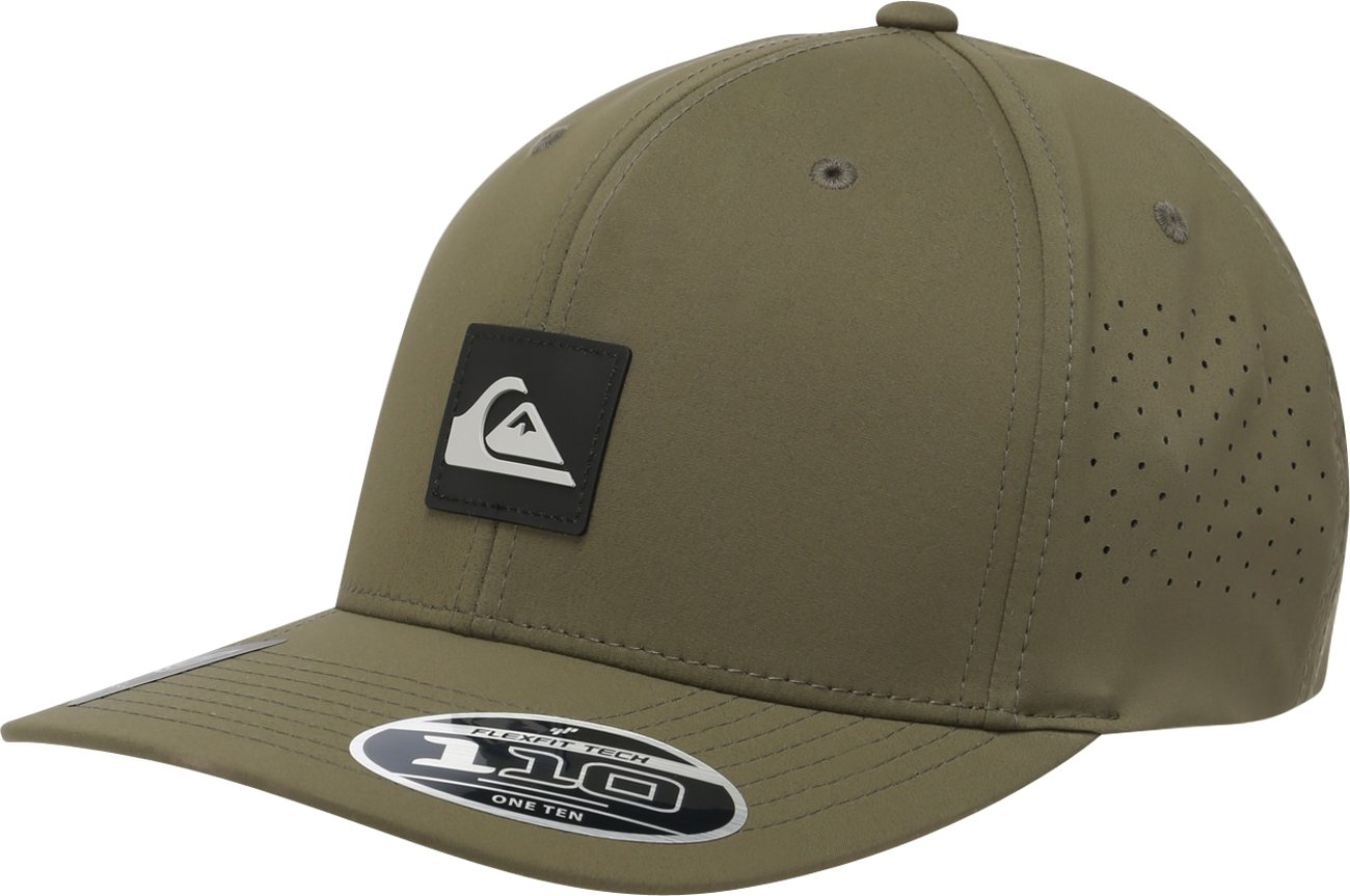 QUIKSILVER Kšiltovka khaki / černá / bílá