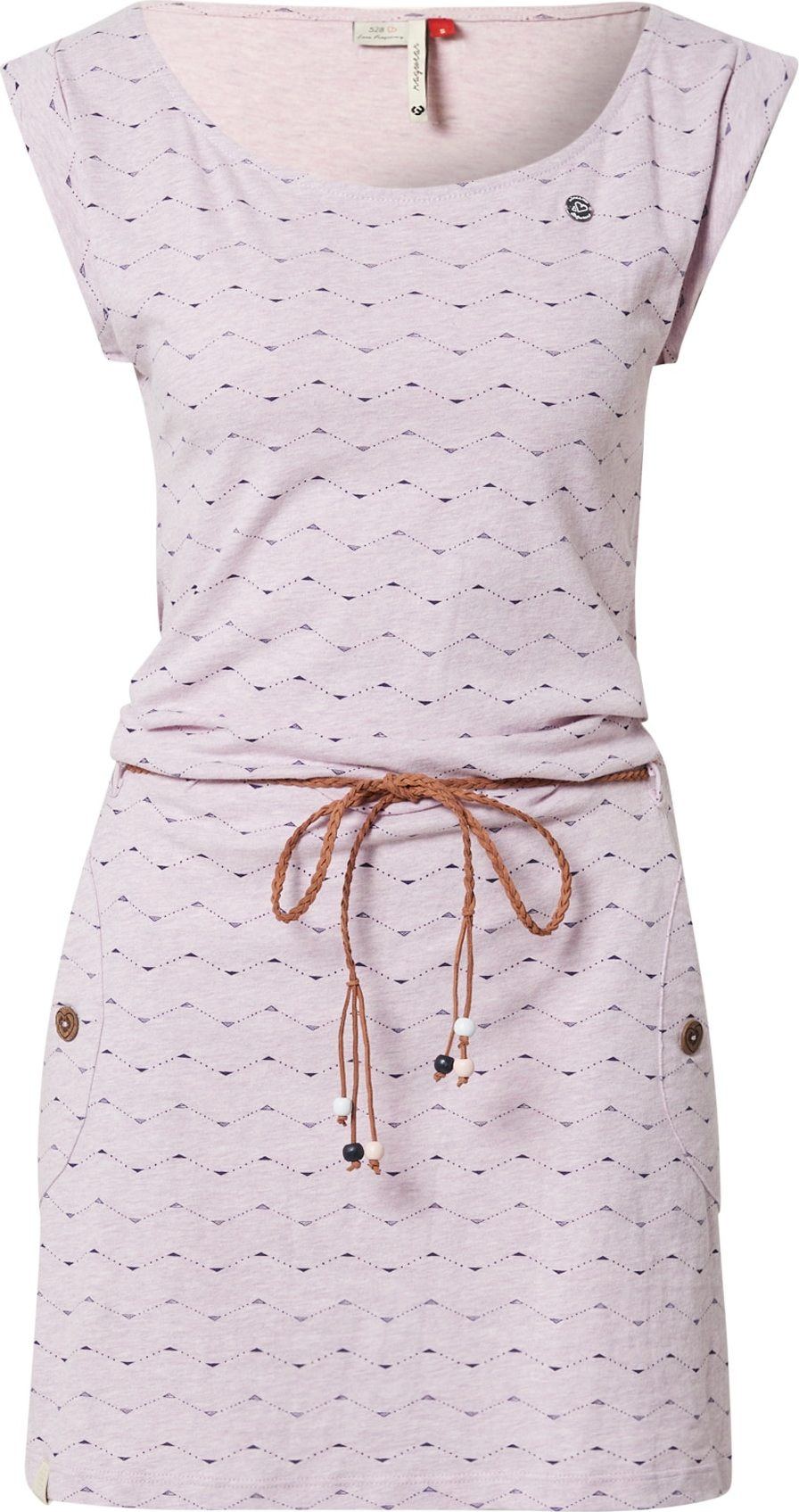 Ragwear Letní šaty 'TAG' šeříková / tmavě fialová
