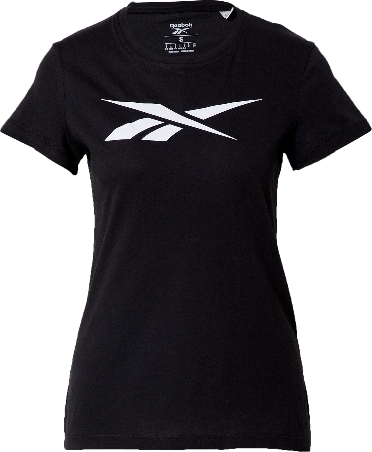 Reebok Sport Funkční tričko černá / bílá