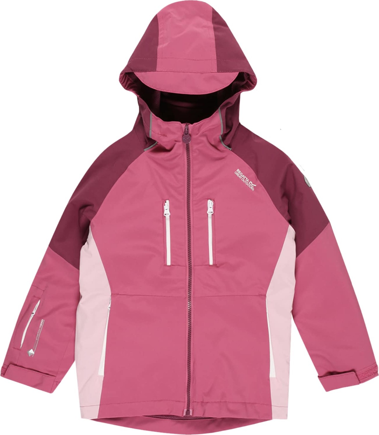 REGATTA Funkční bunda 'Hydrate' pink / růžová / burgundská červeň / bílá