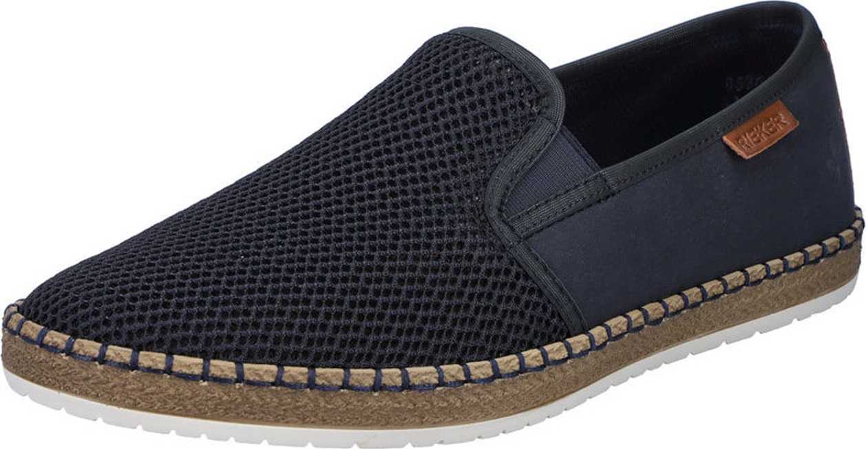 Rieker Espadrilky noční modrá / hnědá