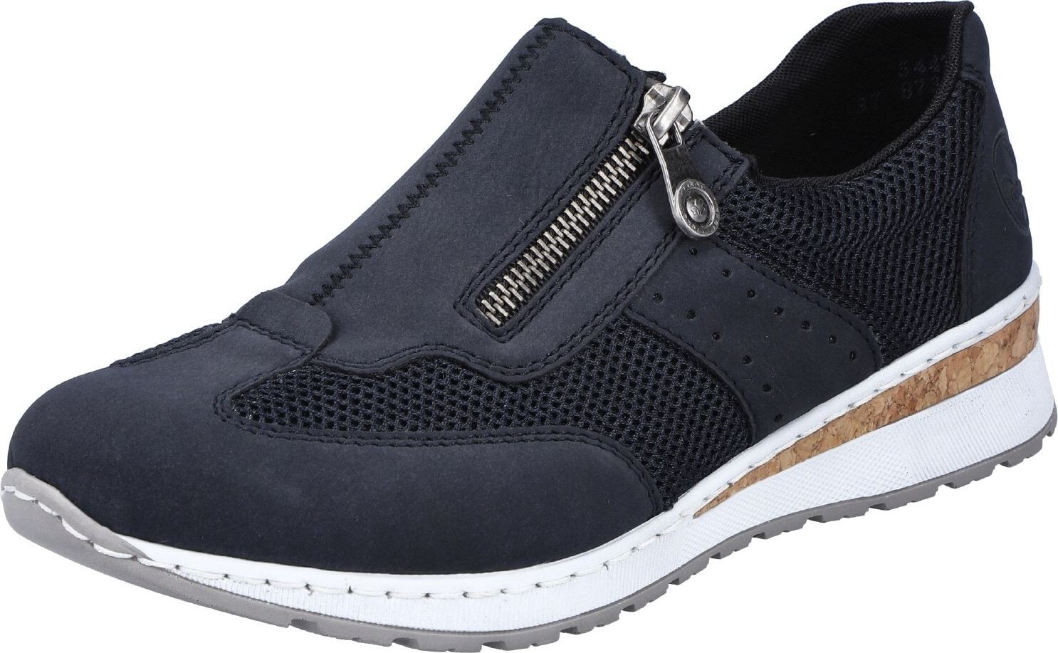 Rieker Slip on boty marine modrá