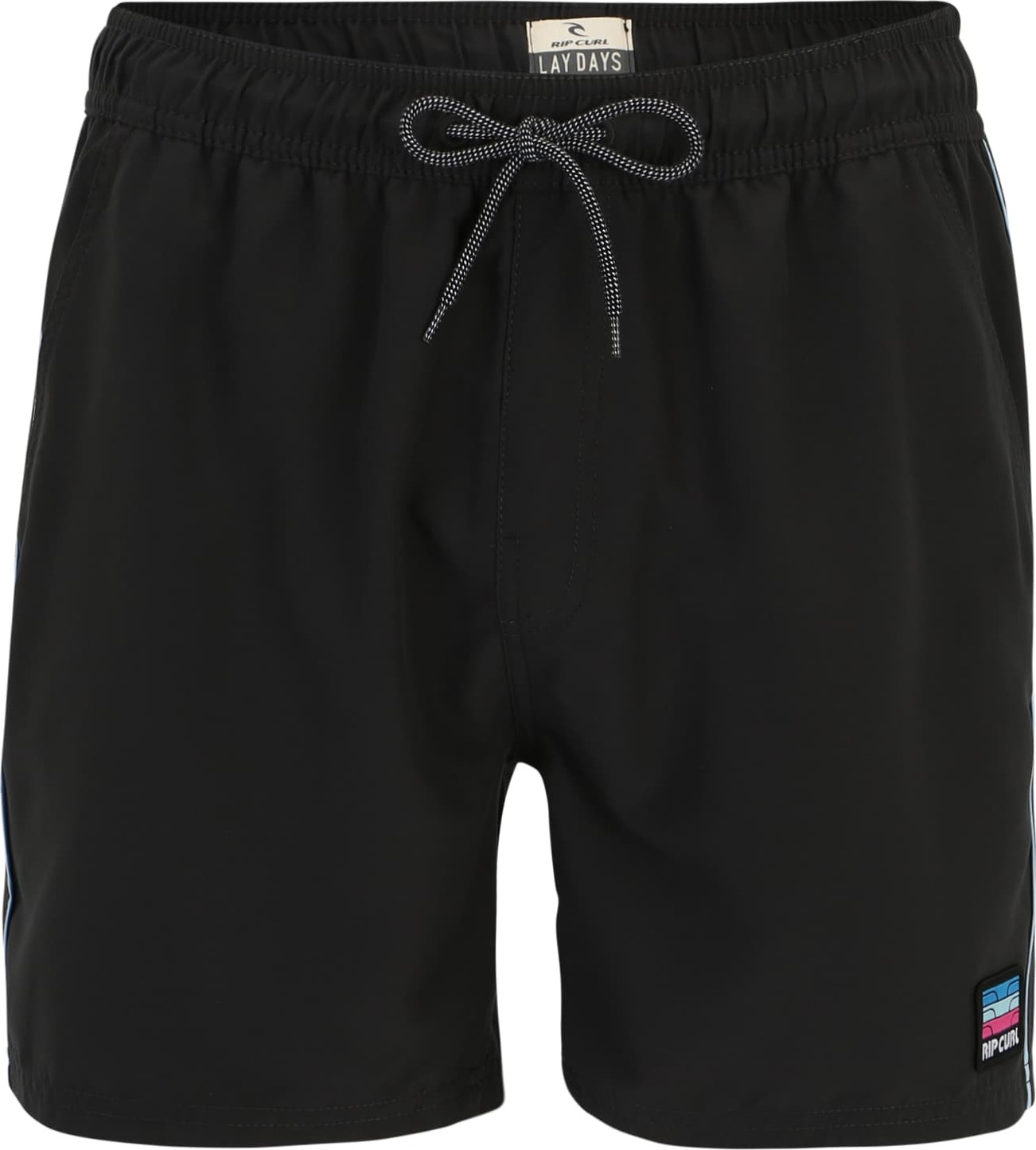 RIP CURL Plavecké šortky 'YO MAMA' světlemodrá / pink / černá / bílá