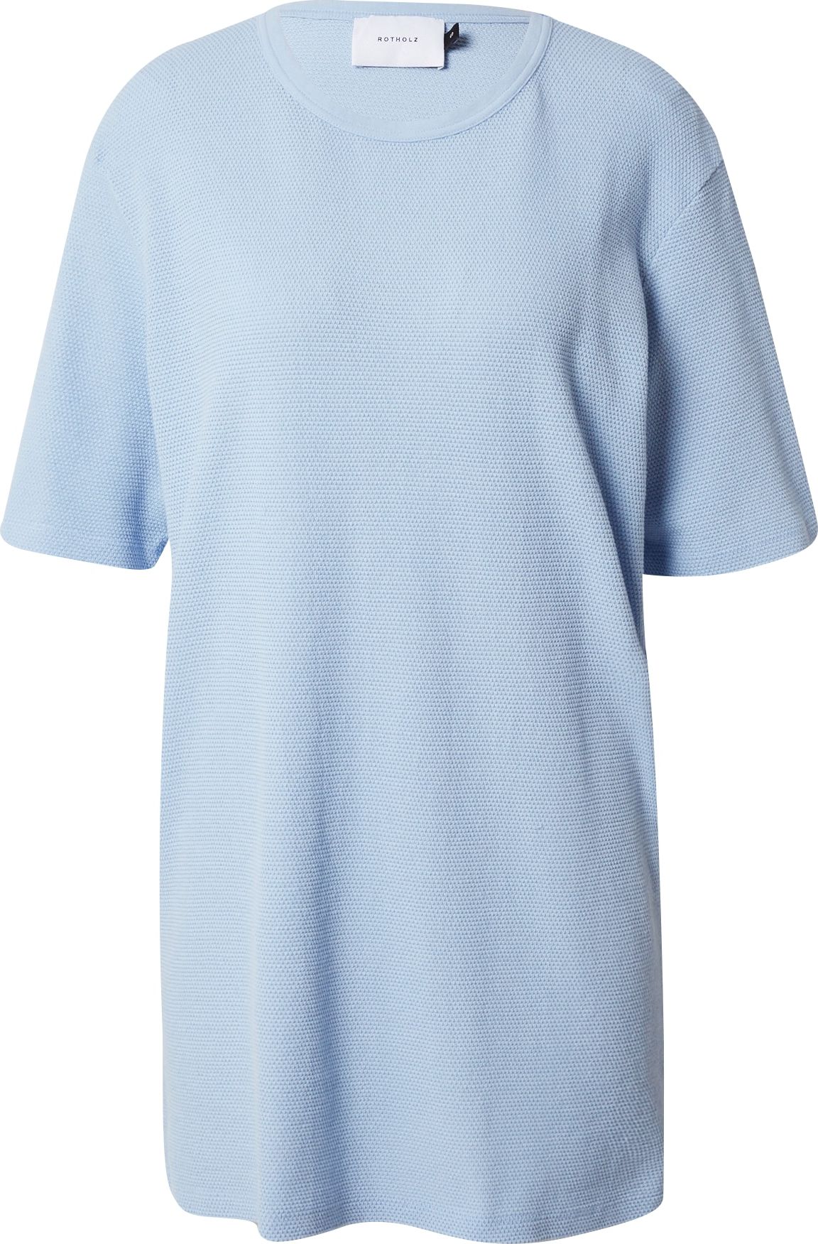 Rotholz Oversized tričko nebeská modř