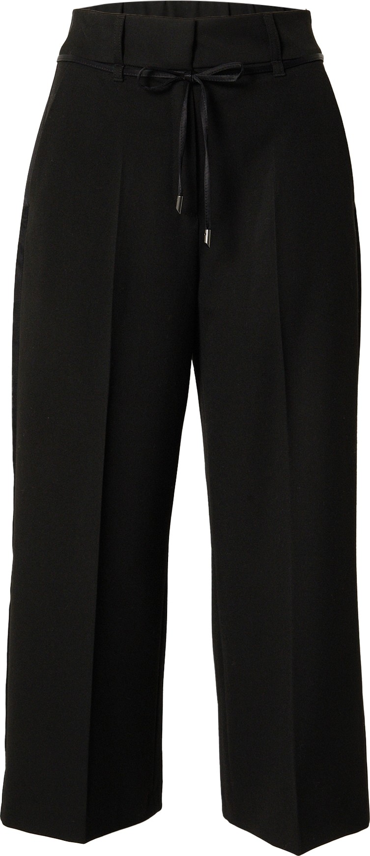 s.Oliver BLACK LABEL Kalhoty s puky černá