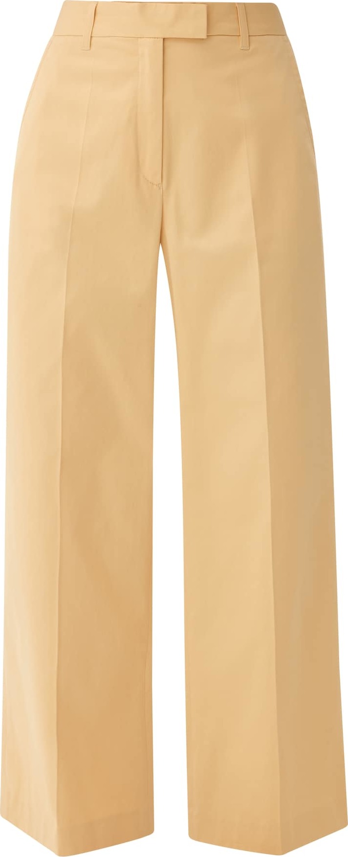 s.Oliver BLACK LABEL Kalhoty se sklady v pase žlutá