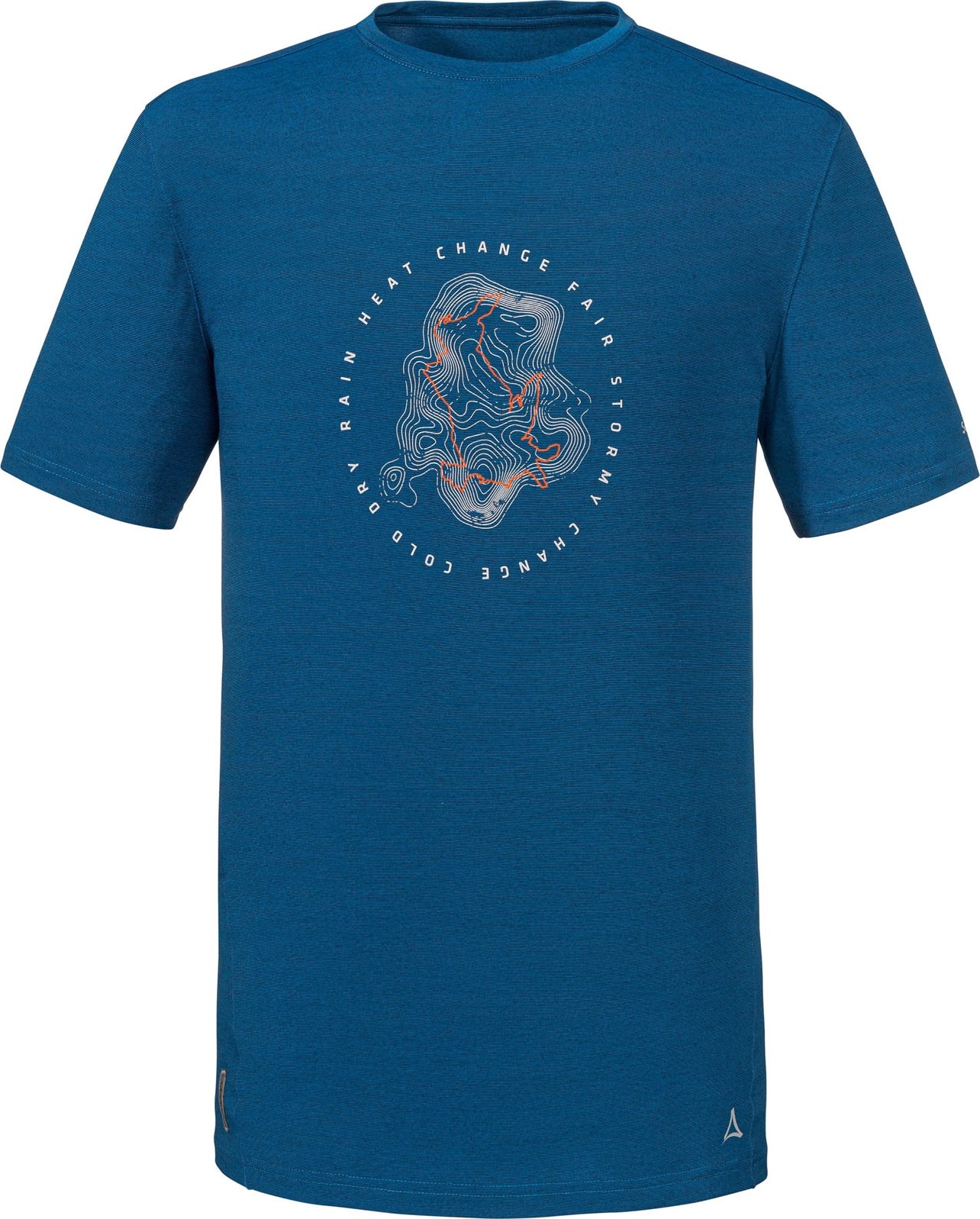 Schöffel Funkční tričko marine modrá / jasně oranžová / bílá